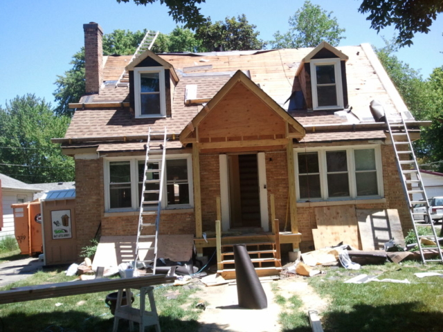 Exterior Construction in Progress