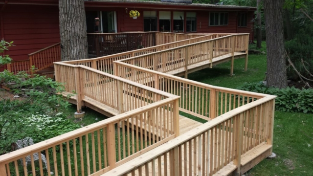 Wheelchair Accessible Ramp and Deck