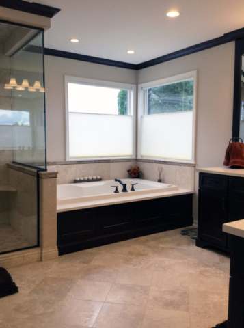 Spa Tub and Custom Crown Molding