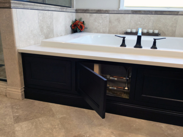 Custom Spa Tub Cabinet Face